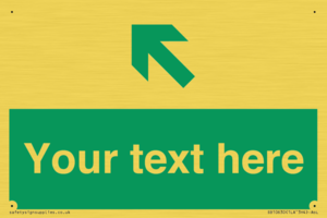 Custom Safe condition: Green Up left arrow